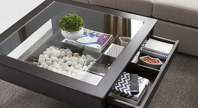 Sata Display Coffee Table(Mahogany)